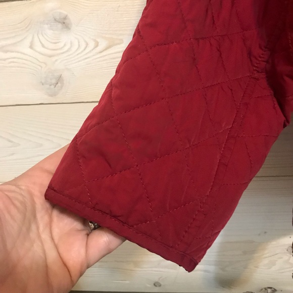 Appleseed’s Petites ⚜️ Red Quilted Jacket - Picture 9 of 12